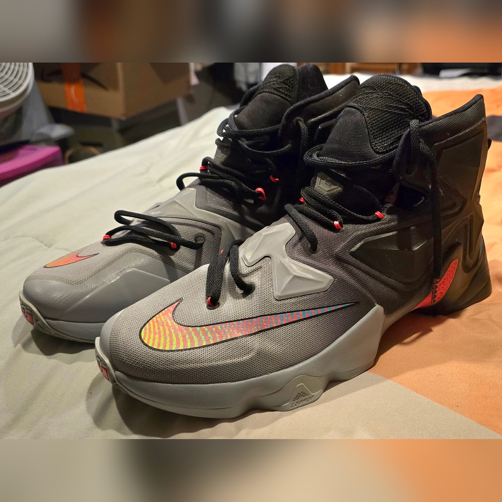 Nike Gray and Black Athletic Shoes